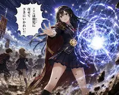 では、ここは拙尼に任せて──先に行かれい！！