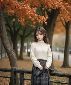 秋のお嬢様