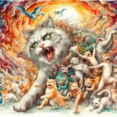 猫たちの襲撃
