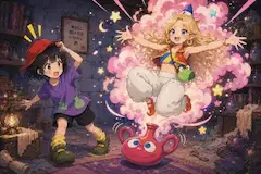 黒髪＆ブロンド・呼ばれて飛び出て