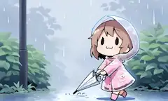 お題:ビニール傘 企画参加作品画像
