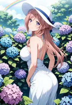 お姉ちゃんと虹