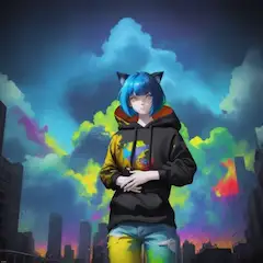 幻想の街と少女
