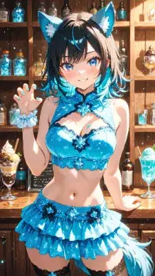 🐺🍨 スイーツ擬人化「歯磨き粉って言ったヤツ出てこい！」チョコミントウル子
