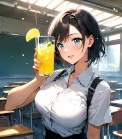 先生レモネードをどうぞ♪