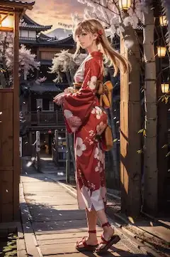 金髪美女と行く秋の名所巡り