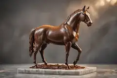 チョコレートの馬、甘い夢の旅立ち