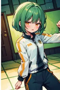 ジャージ姿