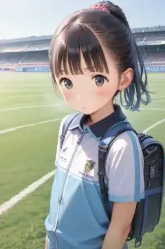 陸上部ポニテ〇リJ〇ちゃん（12枚）
