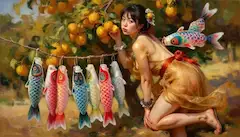 鯉のぼりアート