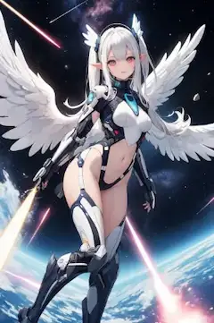 宇宙に女神さま