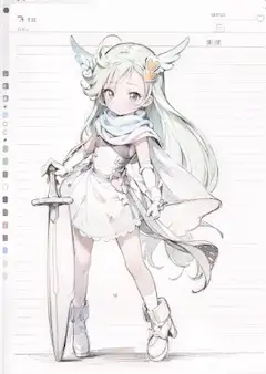 ｉ２ｉで下描き補完（プリキュア編/８枚）