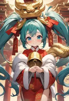 除夜の鐘美少女化
