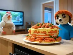 シーフードケーキ