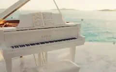 ピアノはKAWAI派1.白 2.黒(ピアノの日)