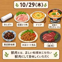 10/29 何の日食品