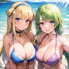 ビキニのフレッチャー＆夕雲