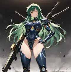 ショルダーキャノン少女