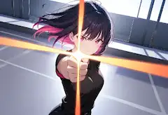 指先の光線が紡ぐ秘密の戦い
