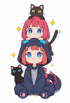 黒猫の塔と怪獣少女の日常