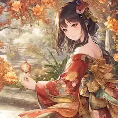振り返り美人