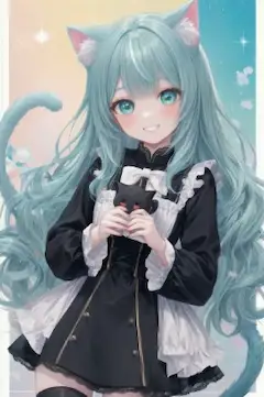 可愛い猫耳少女