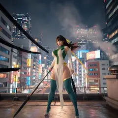 迫りくる触手に立ち向かう魔法戦士メグ