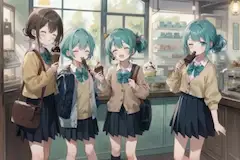 常磐アクア(お題：チョコミント#1)