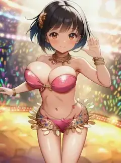 輝く夜の魅惑ダンサーと秘密のステージ