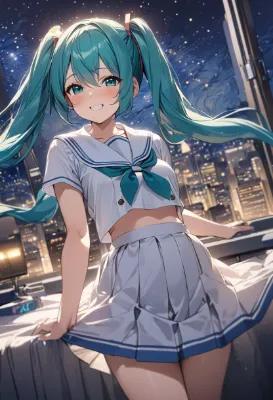 星空の見えるベットルーム