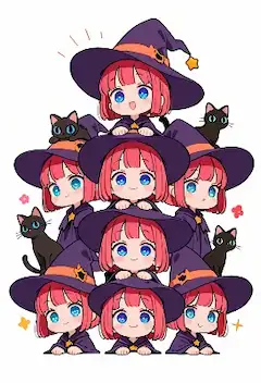 小さな魔女たちの魔法ピラミッド