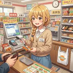お菓子温めますか？