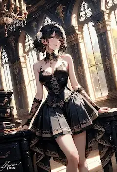 黒薔薇の秘密の微笑み