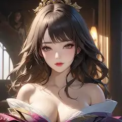 光に輝く黄金の王女