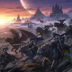 突撃する重装魔獣兵団