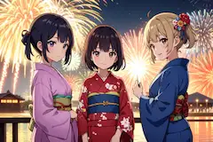 花火大会の夜