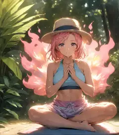 心の安定と幸福を追求する為にヨガを始めた自称魔法少女