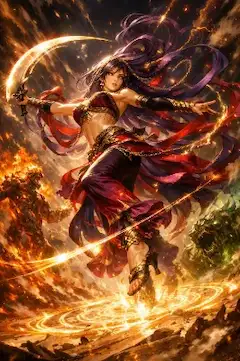 【お題：エスニックーエスニック女神の静と動】