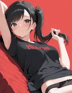 赤い部屋の甘い休憩