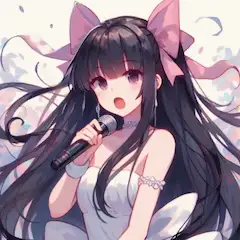 歌う女子