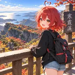 「たまにはこういう一人旅も、のんびりできて良いよね♪」