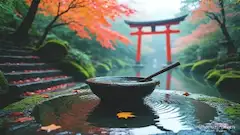 水鏡の黄昏⛩️