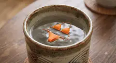 湯呑みに浮かぶビキニ