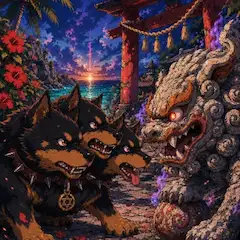魔界の沖縄っぽい場所で