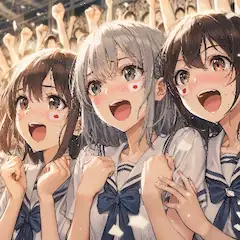 熱援フェイスペイント