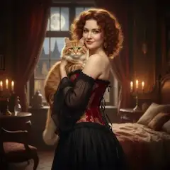 月夜の猫と赤毛の魔女の秘密