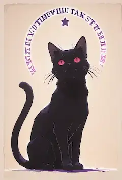 黒猫が囁く「ゆっくりと」