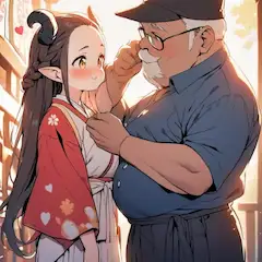 おじさんの腕バグってるけど女の子かわいすぎない？！