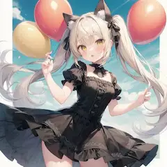 金髪ツインテ