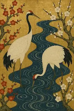 鶴の恋、桜川の調べ